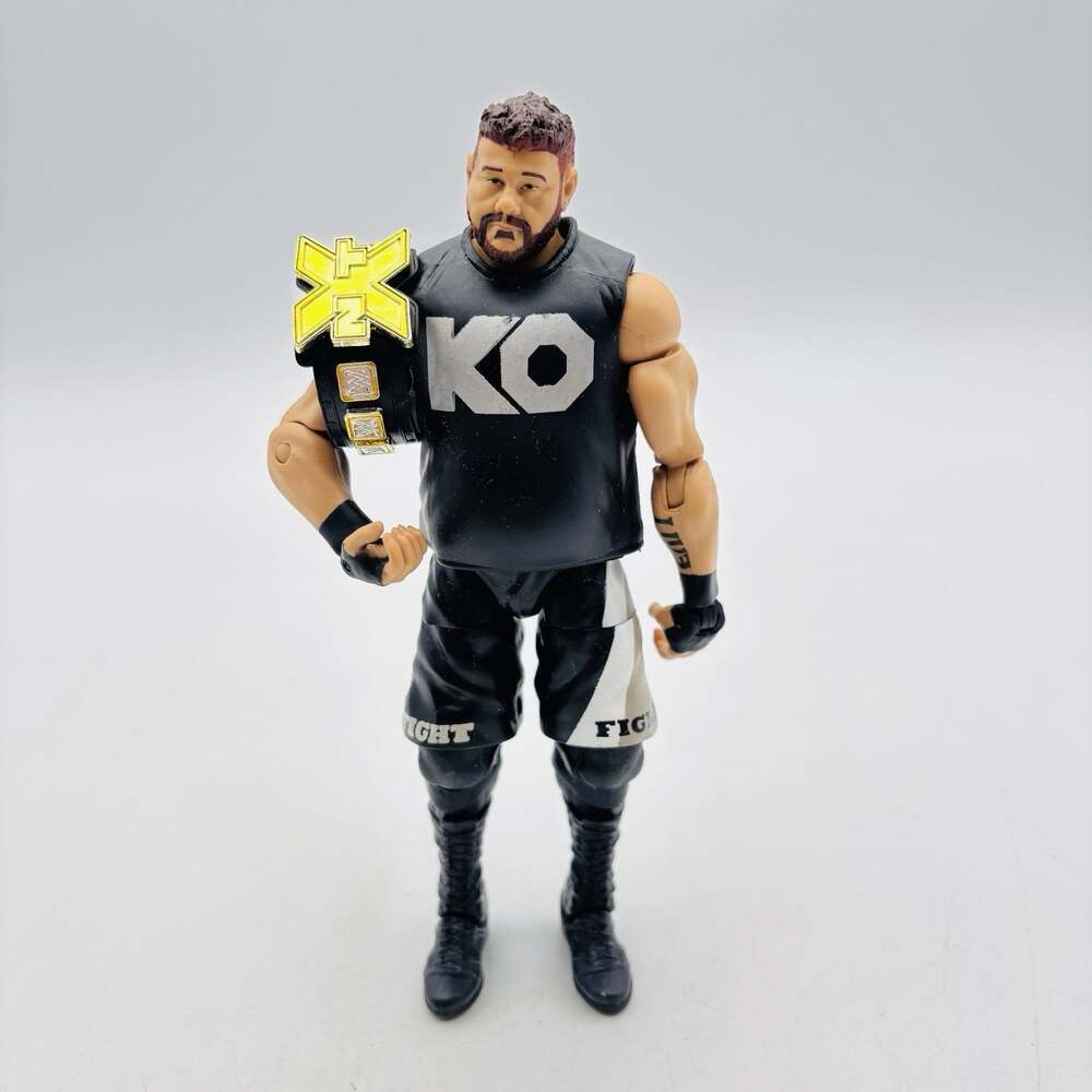 WWE Kevin Owens Action Figure Mattel Elite Series 43 Wrestling With Belt VG